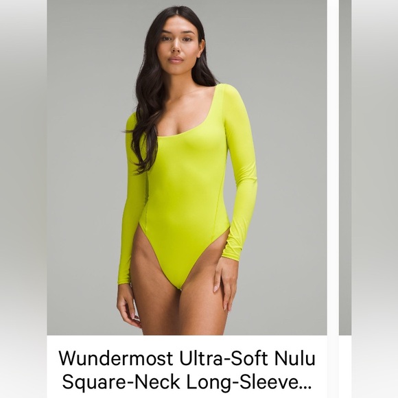 Lululemon Nulu ultra soft long sleeve bodysuit - Picture 1 of 6